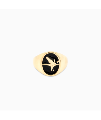 Eagle signet ring gold de l' environnement