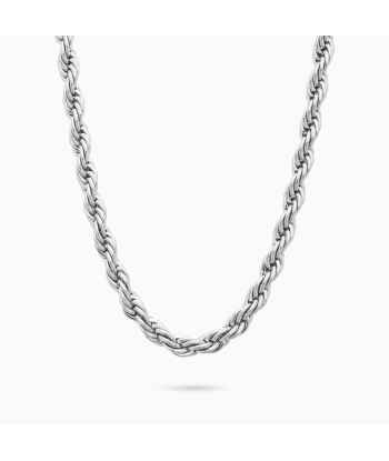 Rope chain 6 mm silver Amélioration de cerveau avec