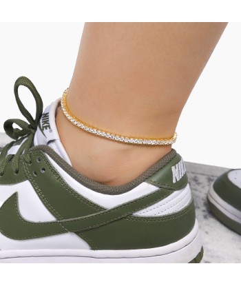 Ankle chain - Tennis 3mm (Adjustable) vous aussi creer 