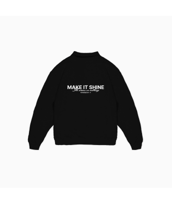 Signature Polo Sweater - Black paiement sécurisé