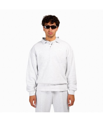 Signature Polo Sweater - Grey Comparez et commandez 