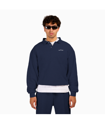 Signature polo sweater - Navy blue à prix réduit toute l'année