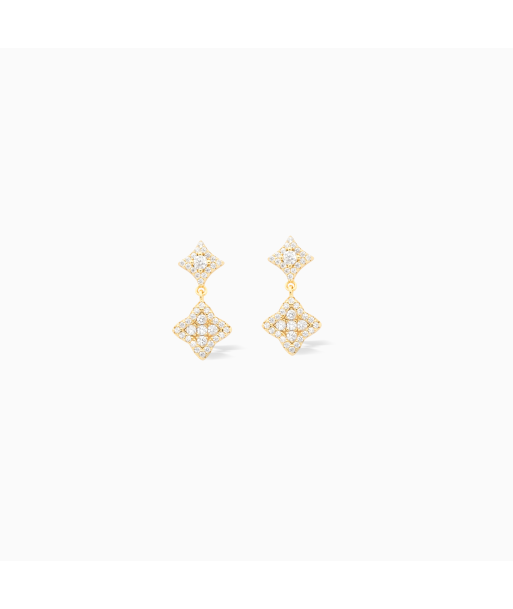 Stars & Flowers gold earrings les ctes