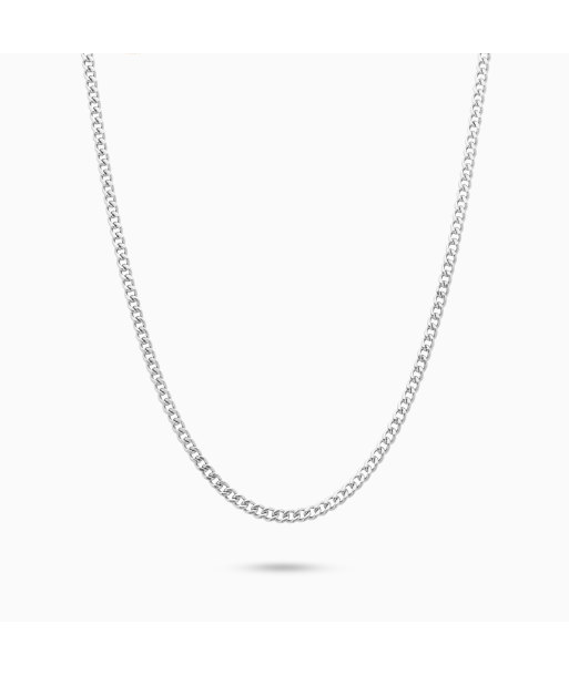 Chaîne Cuban link 2 mm argentée l'achat 