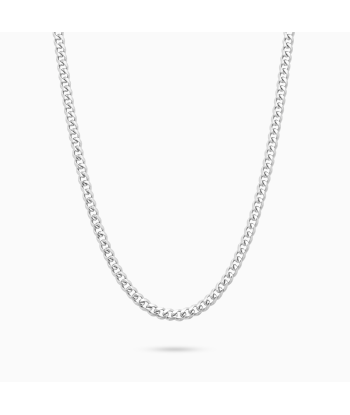 Chaîne Cuban link 3 mm argentée En savoir plus