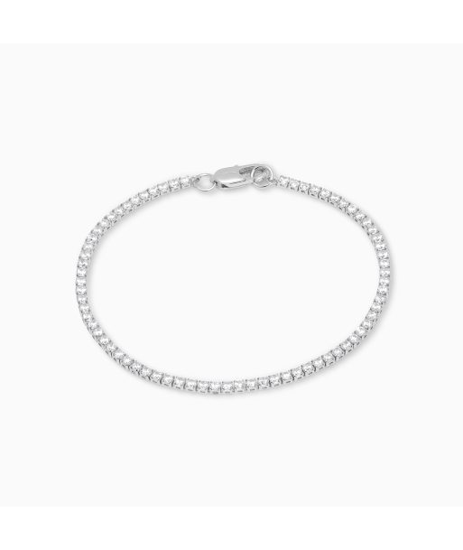 Bracelet Tennis 2 mm argenté votre