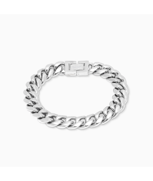 Bracelet Cuban link 12 mm argenté En savoir plus