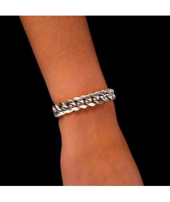 Bracelet Cuban link 12 mm argenté En savoir plus