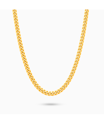 Cuban link chain 5mm Or en ligne