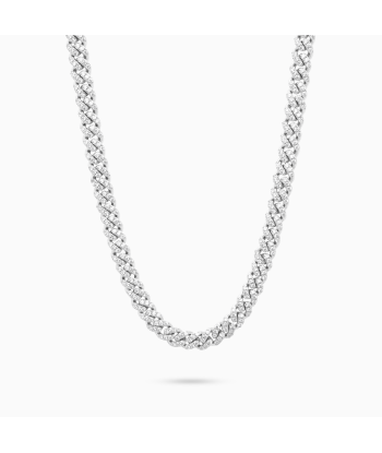 Chaîne Iced Cuban link 5 mm argentée vente chaude votre 