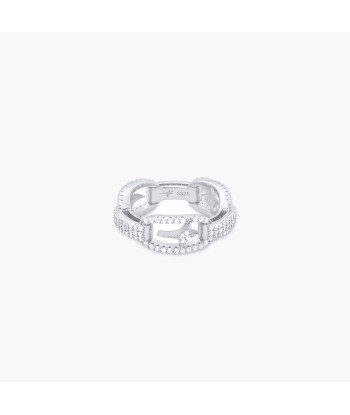 Iced H-ring signature argentée commande en ligne