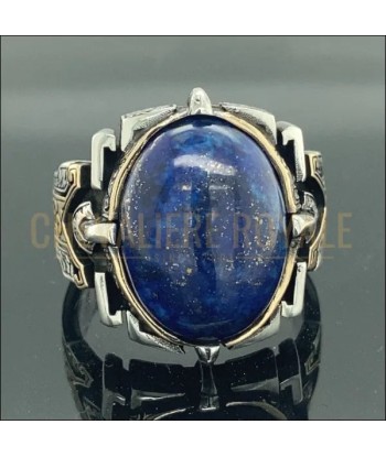 Chevalière homme la pierre de Lapis Lazuli Naturelle 14g acheter