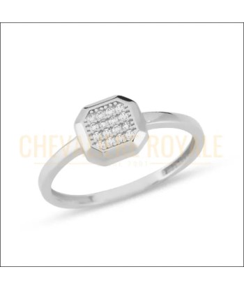 Chevalière femme or 14 carats jaune-rose-blanc le concept de la Pate a emporter 